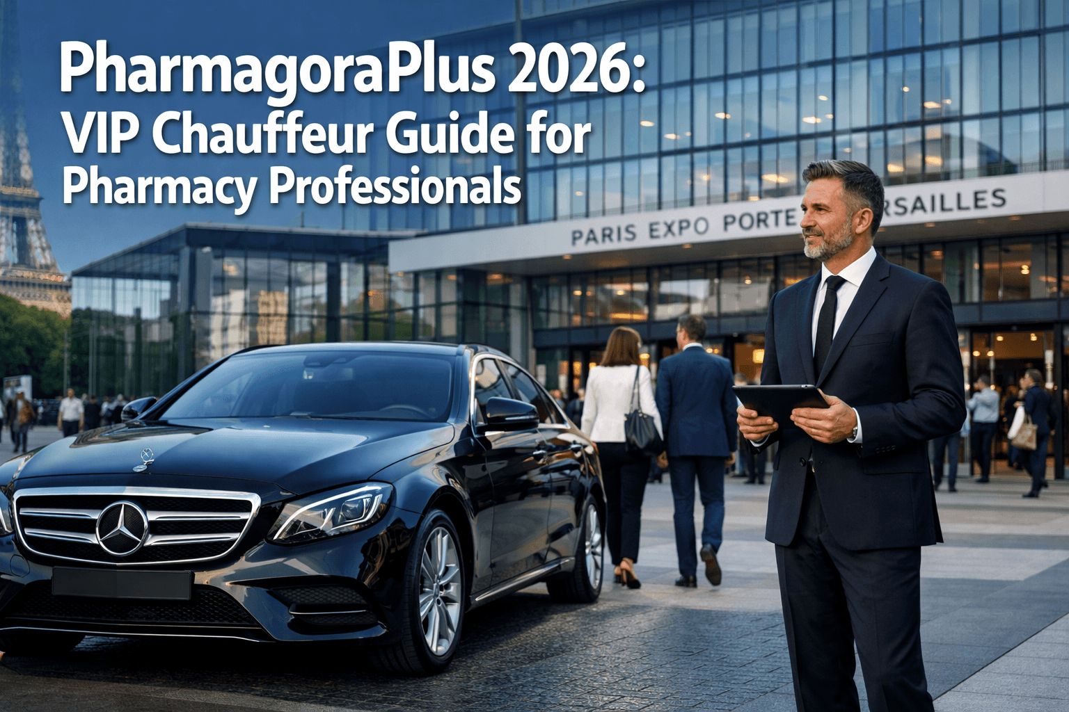 Pharmagoraplus 2026 Chauffeur Guide: Vip Transfers For Pharmacy Professionals At Paris Expo Porte De Versailles 1 Professional () hero image featuring 'PharmagoraPlus 2026: VIP Chauffeur Guide for Pharmacy Professionals' in extra large